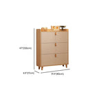 Wood Grain 3 Tiers Shoe Wardrobe with Dustproof Protection