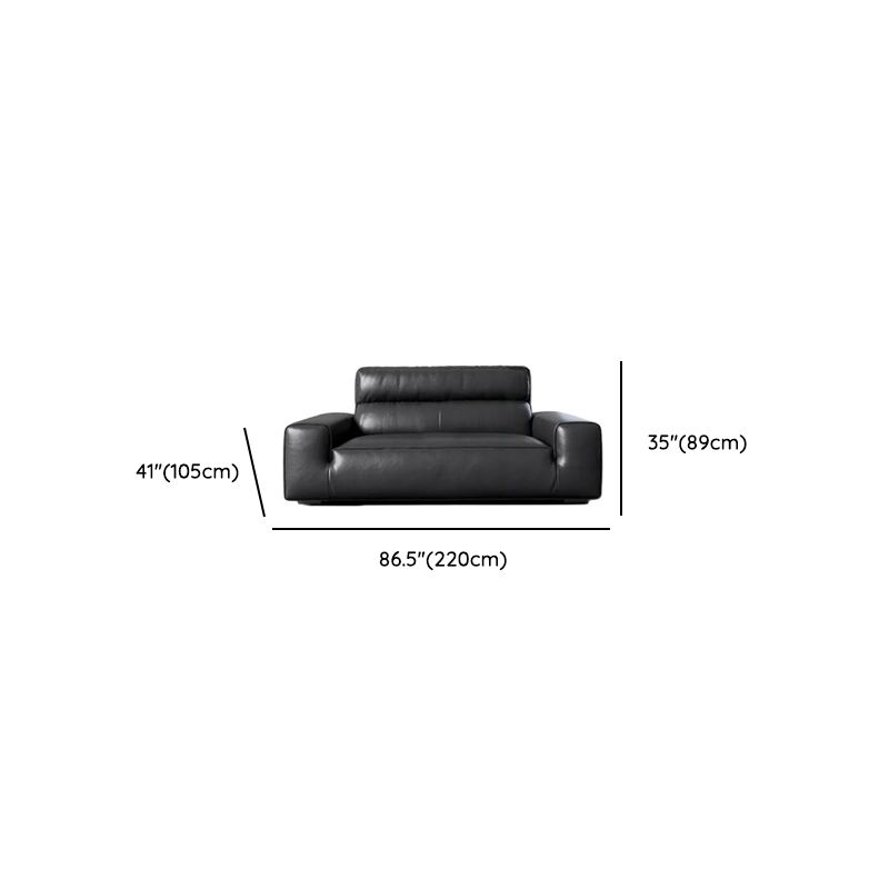 Contemporary Solid Color Water Resistant Ink Standard Sofa, Seats 3, 2, or 1