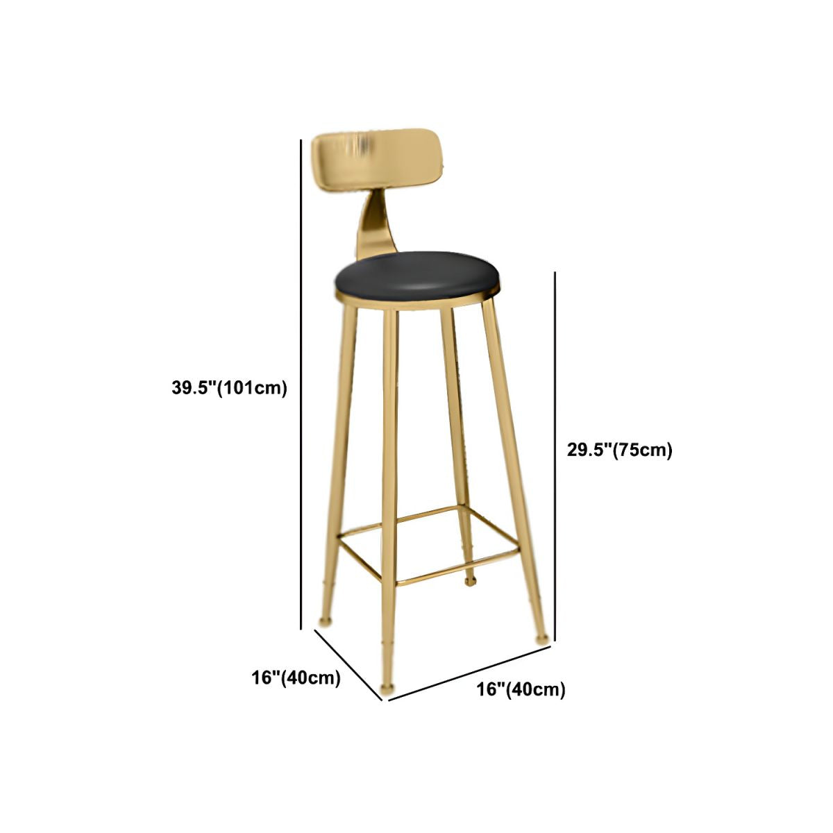 Glam Bar Pub Table Set 1/3/5 Pieces Bar Table and Stools for Dining Room