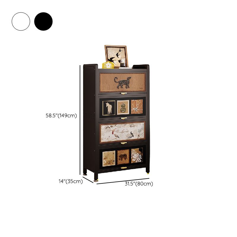 Detached Accent Cabinet with Damp-proof Steel Countertop