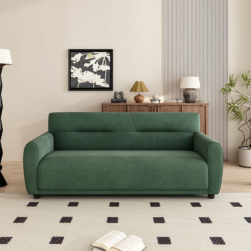 Dark Gray/Sage/Off-White Standard Sofa with Armrest for Drawing Room