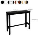 Sleek Modern Armless Bar Stool Set with Footrest - Stylish Seating for Your Home Bar