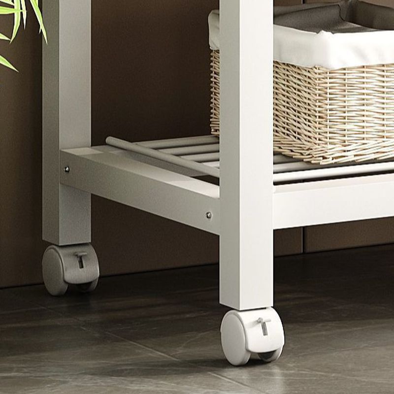 Modern Simple Style Coat Tree with 5/6 Shelves in Stainless Steel