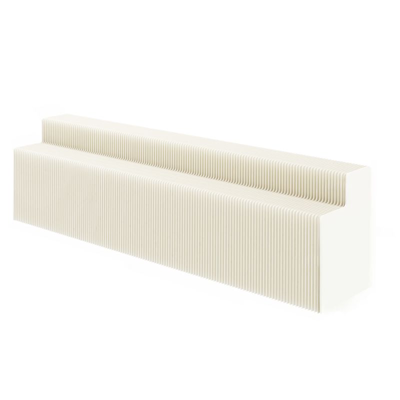 50 in & above L x 20 to 29 in/Up to 19 in W x 30 to 39 in/40 in & above/20 to 29 in H White Rectangular Unfinished Folding Display Table in Paper