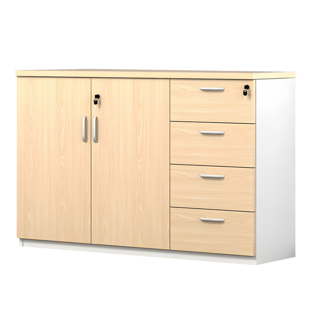 Modern Cabinet Wood with Locking Drawers and Storage Lateral File Cabinet