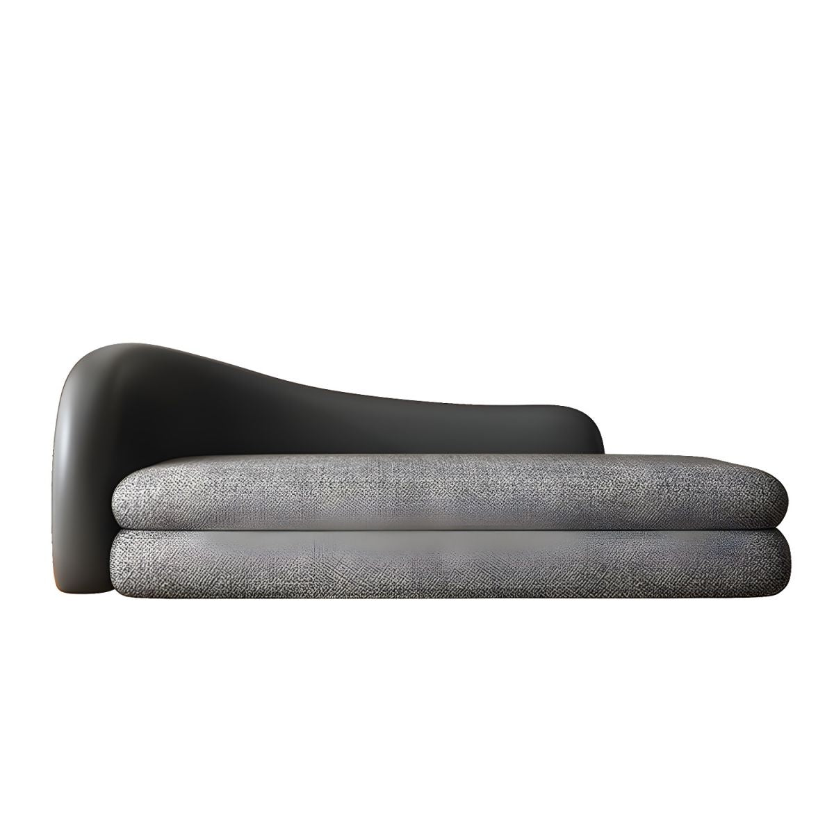 Ultra-Modern Tight Back Sofa 30.71"High Curved Tuxedo Arm Sofa for Apartment