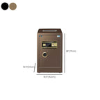 Steel Security Safe with Battery, Pry Resistant, Lockable with Keys and Interior