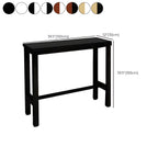 Sleek Modern Armless Bar Stool Set with Footrest - Stylish Seating for Your Home Bar