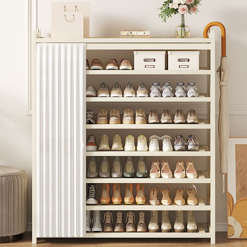 Art Deco Bambusa Rectangle Shoe Rack with 6 Shelves/5 Shelves/8 Shelves, Drawing Room, 21-30 Pairs/11-20 Pairs/31-40 Pairs