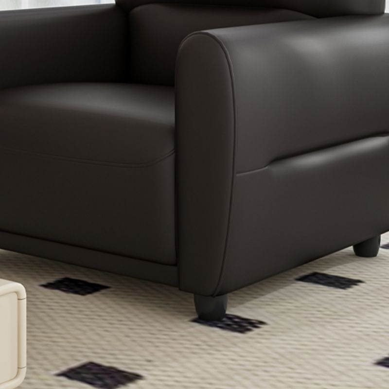 Dark Gray/Sage/Off-White Standard Sofa with Armrest for Drawing Room