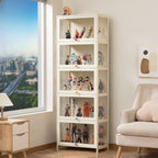 Bambusa Flooring Curio Cabinet with Stockroom, 4 Cabinets/3 Cabinets/2 Cabinets, 4 Shelves/3 Shelves/2 Shelves, 4 Doors/3 Doors/2 Doors