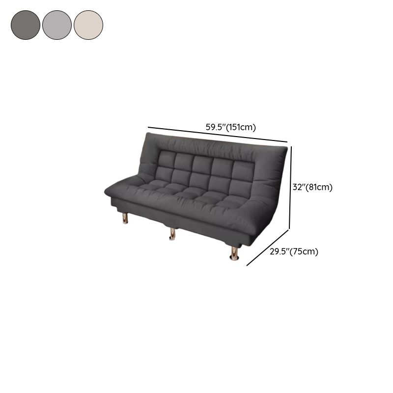Simple Rainproof Futon Convertible Sofa with Tufted Back Loveseat, Stitch-tufted, Full/Queen Bed Size