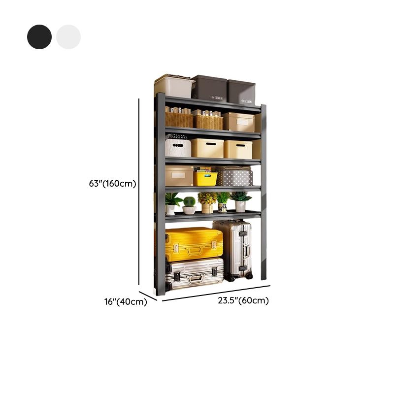 Simplistic Fire-retardant Steel Warehouse Storage Rack with Alterable Shelf, Standing Installation
