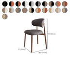 Art Deco Dinette Side Chair with Ventilated Back, Cushion Upholstery, and Steel Legs