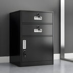 File Cabinet Metal Locking Drawers Plain Vertical File Cabinet