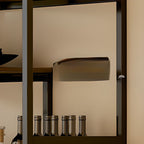 Ground Curio Cabinet with 7/8 Shelves and Accessible Storage
