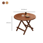 Veneer Dining Table with Crossed Legs, Scratch-proof, Foldable, 2-seater/Seating for 4
