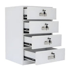 File Cabinet Metal Locking Drawers Plain Vertical File Cabinet