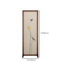Cocoa Translucent Indoor Foldable Temporary Wall Divider with Gauze, 3/4 Panels, Standalone