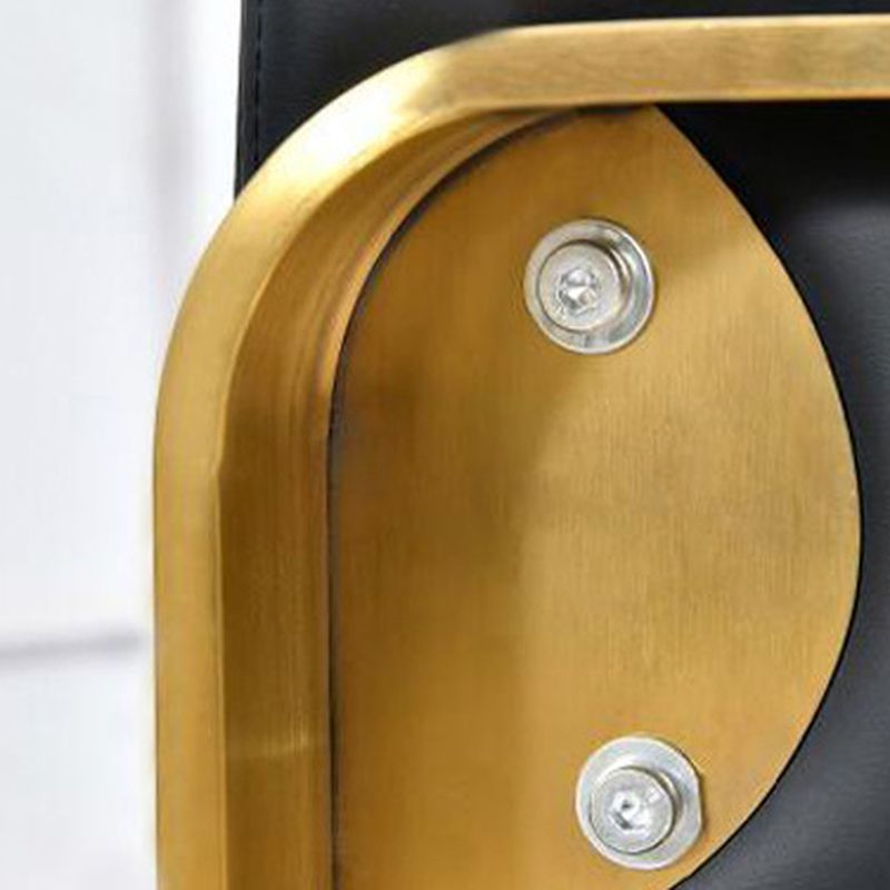 Simplistic/Art Deco Loveseat/Sofa with Pleather Upholstery, Armrest, and Legs