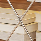 Unfinished Contemporary Standard Baker's Rack with Butcher Rack, Steel Frame, and Laminate Shelves