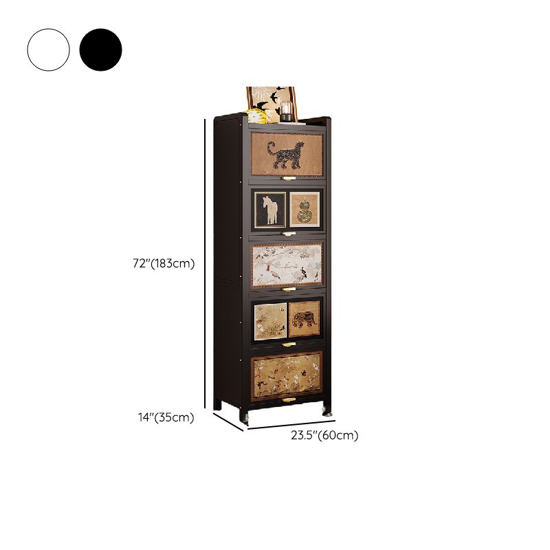 Detached Accent Cabinet with Damp-proof Steel Countertop