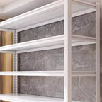 Simplistic Fire-retardant Steel Warehouse Storage Rack with Alterable Shelf, Standing Installation