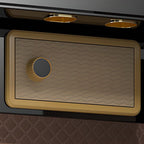 Steel Security Safe with Lockable Mechanism, Keys, and Shelves