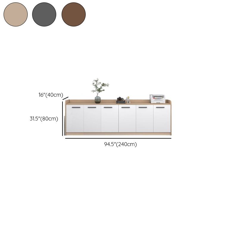 Trendy Lumber Office Storage Unit Stain Resistant with 5-Wide or more/4-Wide/3-Wide & Shelves & Cupboard & 5 Doors/4 Doors/2 Doors