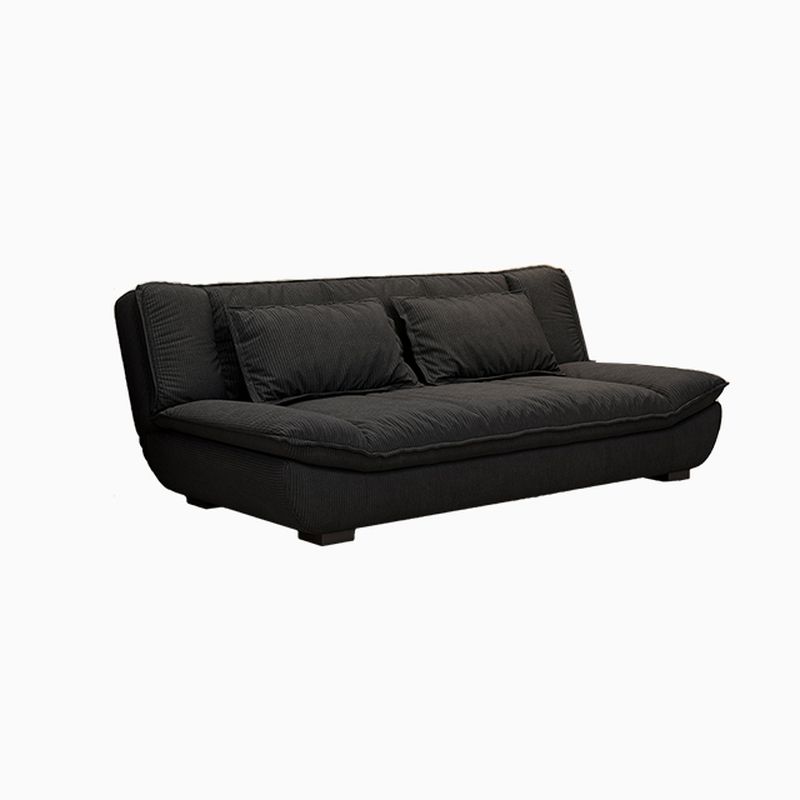 Simplistic Scratch-defiant Futon Fold Out Bed with Pillow Back Loveseat and Pillow in King/Queen/Full Size