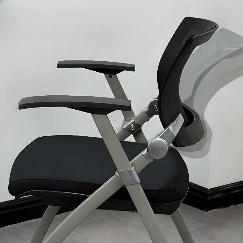 Simple Upholstered Blue/Turquoise/Citrus Color Office Chairs with Armrest and Ergonomic Design