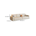 Fade-proofed Standard/Single Sofa in Off-White for Drawing Room with Armrest and 3/1 Pillow