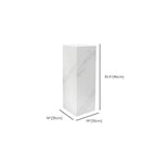 Up to 19 in L x 30 to 39 in/20 to 29 in H Square Marble Stone Unfinished Display Table
