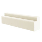 50 in & above L x 20 to 29 in/Up to 19 in W x 30 to 39 in/40 in & above/20 to 29 in H White Rectangular Unfinished Folding Display Table in Paper