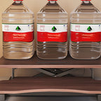 Trendy Manufactured Wood Notebook Holder with Airlift Lifting and Shelves