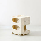 All Ages Use 4 Drawers/2 Drawers Plastic Utility Push Cart with Wheels