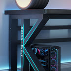 Free Form Alloy Office Computer Desk with Cable Management