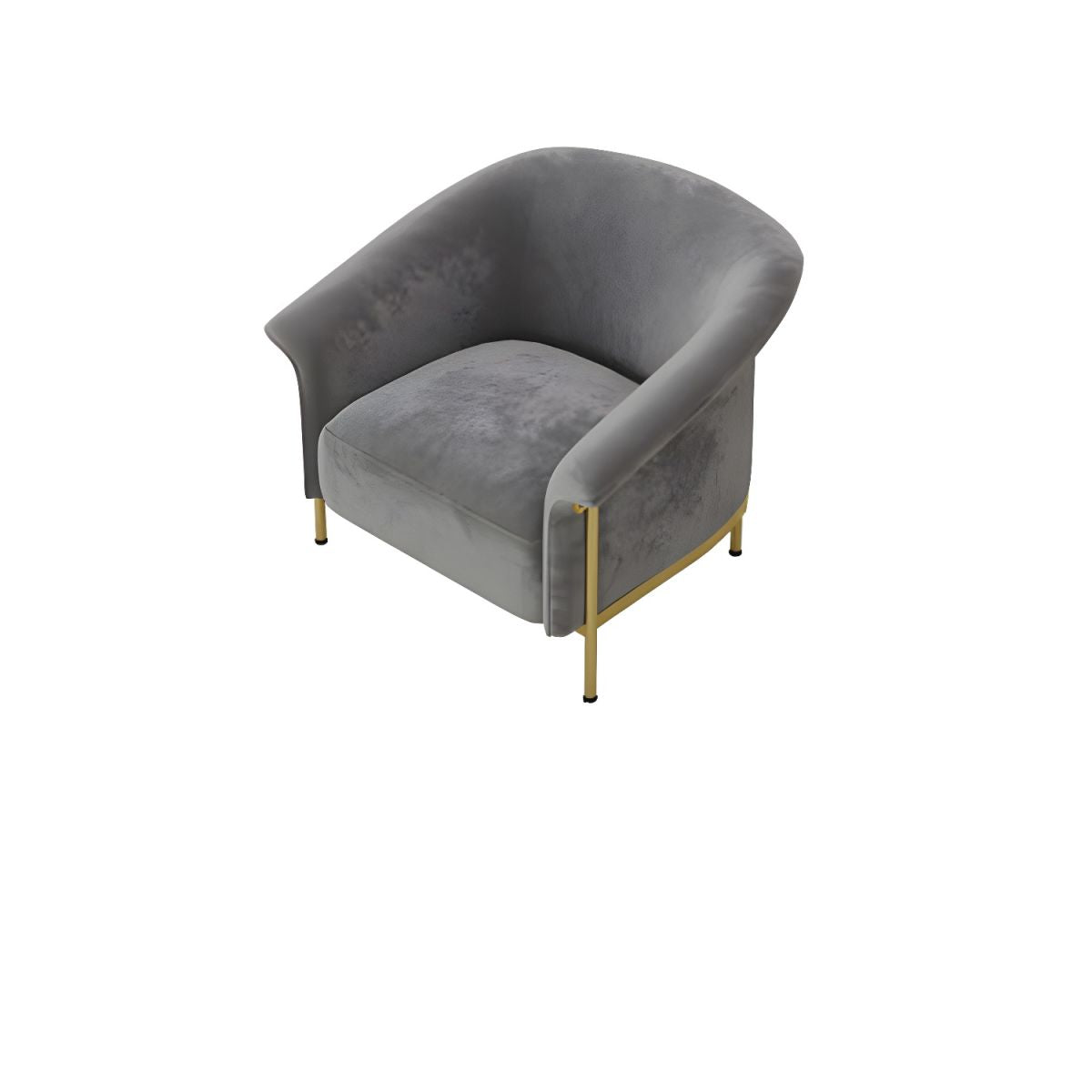 Scandinavian Cushions Tuxedo Arm Curved Living Room Fabric Settee