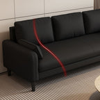 Trendy Water Resistant Standard Sofa/Loveseat/Single Sofa with Pillow Back in Dark Gray/White/Olive Green, Arm Included, Seats 3/2 People/1 Person with 2 Pillows