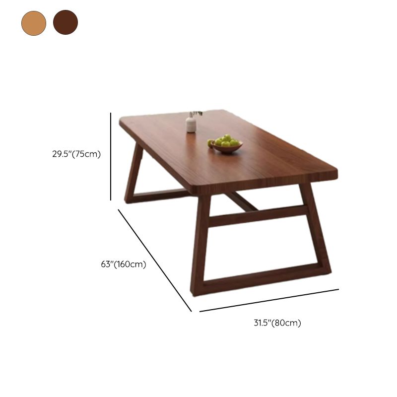 Composite Wood Dining Table with Sleigh Base, Chip Resistant, Seating for 4/6/10-person