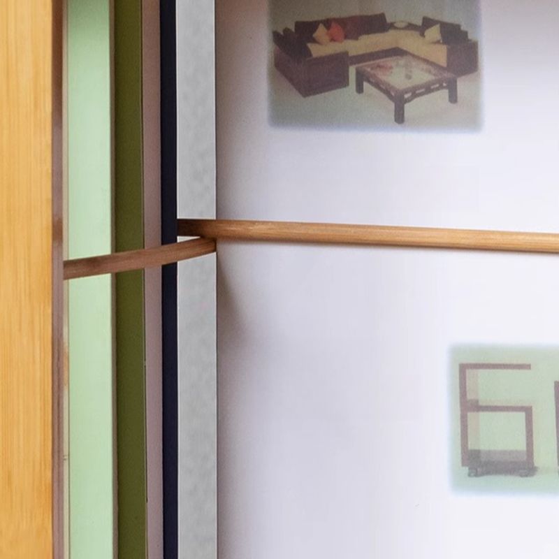 Vertical Open Display with 6-Shelf and Open Back