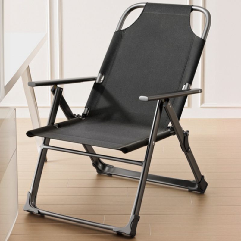 Contemporary Solid Color Arm Recliner with Alloy Frame, Non Rocking Base, Locking Back Angle, and Independent Back Movement