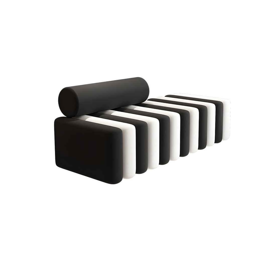 Velvet Contemporary Standard Sofa Armless Sofa for Living Room, Apartment