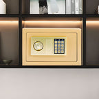 Steel Security Safe with Battery Included, Lockable Design, and Keys