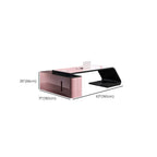 Rose Executive Desk with 3 Drawers, Cabinet, Exterior Shelf, Cable Management, Cooling Hole & Pedestal Base, Scratch Resistant