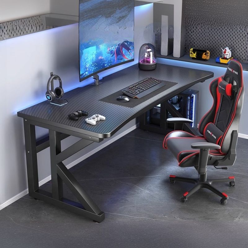 Free Form Alloy Office Computer Desk with Cable Management