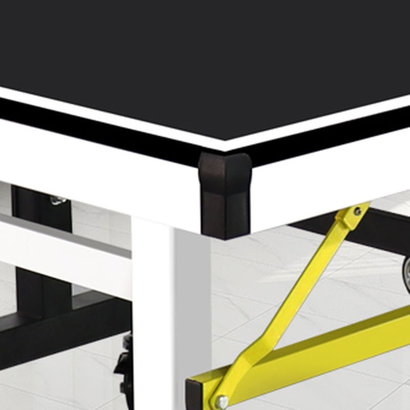 Indoor Synthetic Laminate Ping Pong Table with Ink/Cerulean Top and Included Paddle