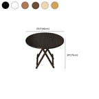 Laminate Dining Table with Crossed Legs, Scratch-repellent, Foldable, 2-seater