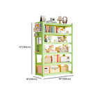 Olive Green Simplistic Wire Warehouse Storage Rack with Alterable Shelf and Standing Installation