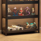 Cubitac Curio Cabinet with Locker Storage, Safe Cabinet Locking, Independent and Encased Design